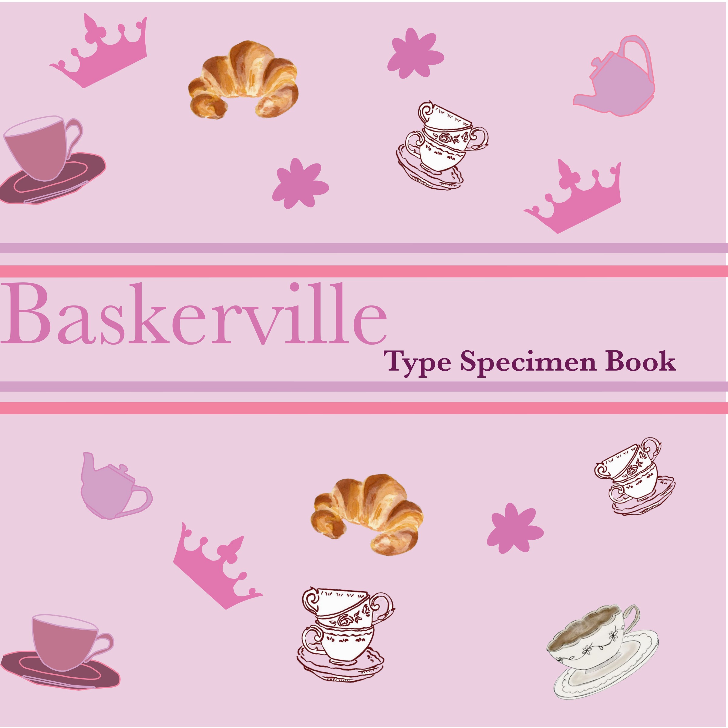 Baskerville type book — cover